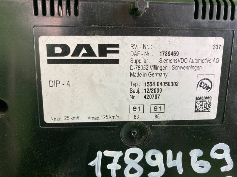 Панель приборная DAF XF105