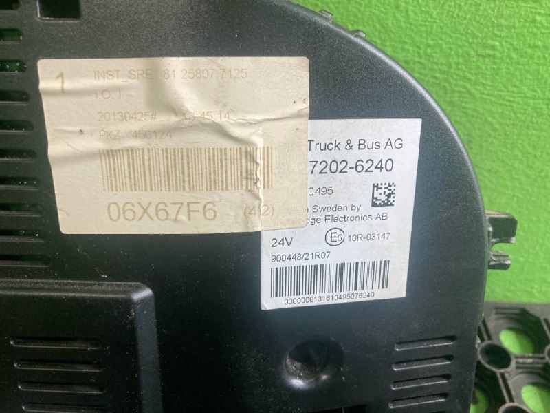 Панель приборная MAN TGX