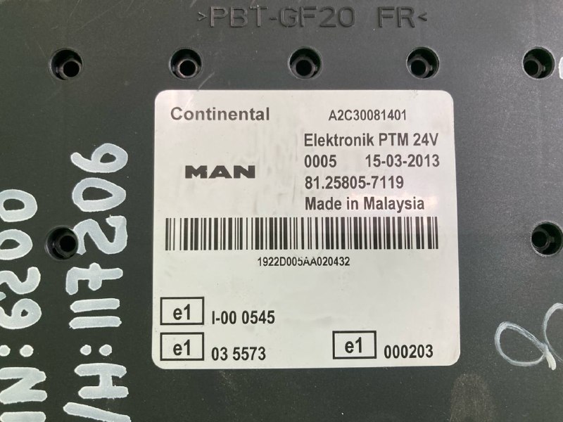 Блок управления MAN TGX