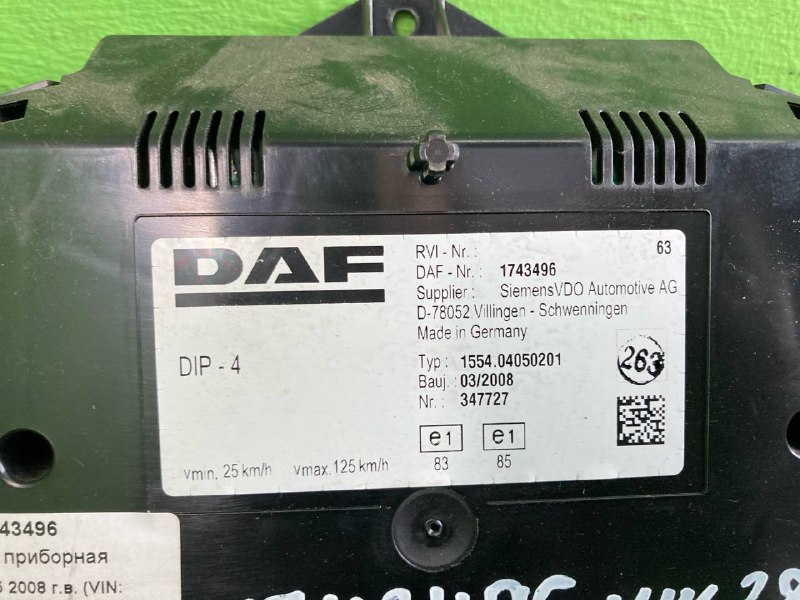 Панель приборная DAF XF105
