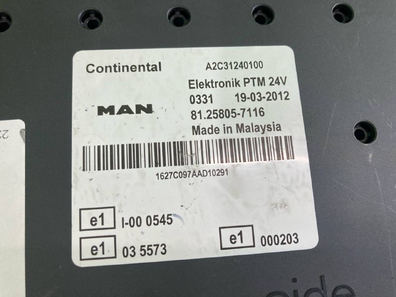 Блок управления MAN TGX