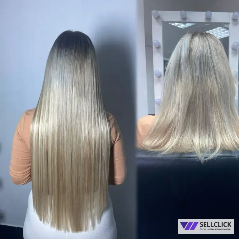 Наращивание биопротеиновых волос, снятие.