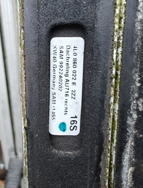 Рейлинги на крышу Audi Q7 4L