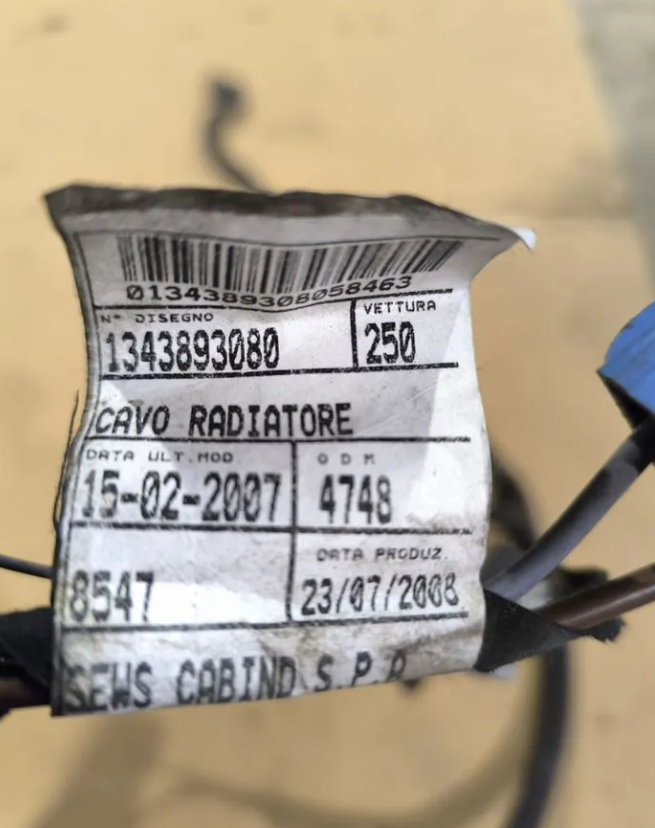 Проводка вентиляторов Пежо Боксер Ситроен Джампер