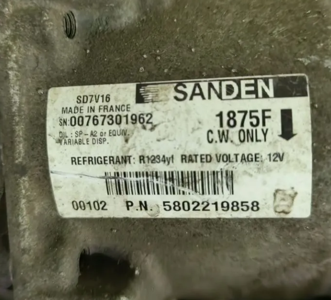 Компрессор кондиционера Fiat ducato 290