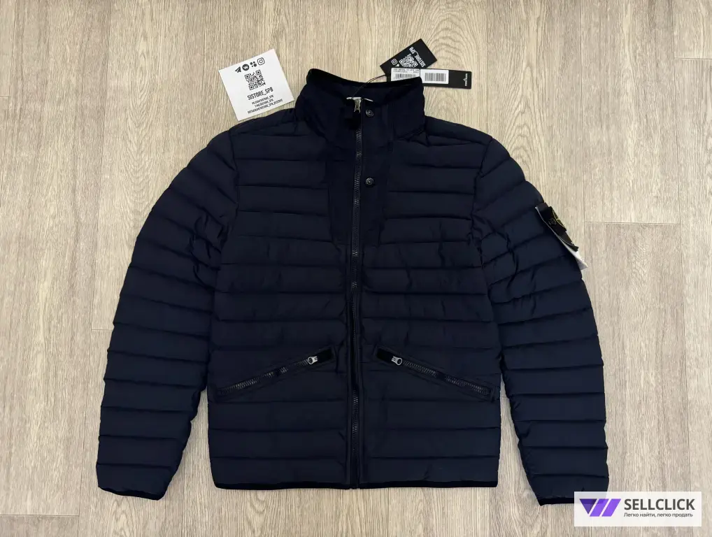 Легкий Пуховик Stone Island XS S Оригинал