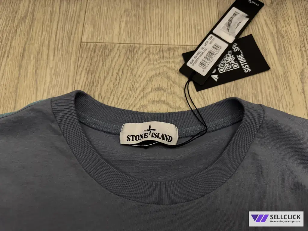 Хлопковый Лонгслив Stone Island XXL Оригинал