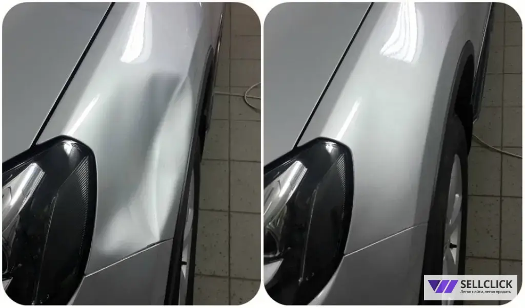 Выпрямление вмятин без покраски