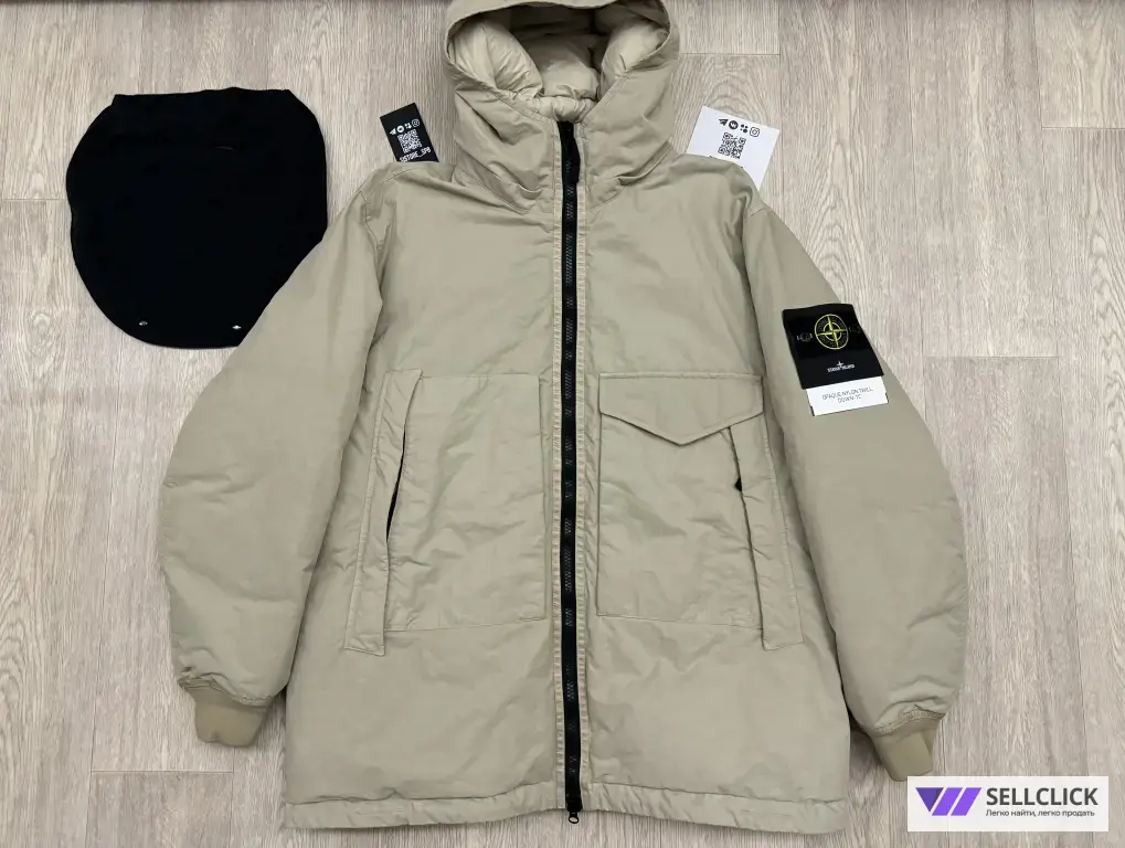 Зимний пуховик Stone Island Opaque Nylon Twill XXL 2XL XXXL 3XL Оригинал