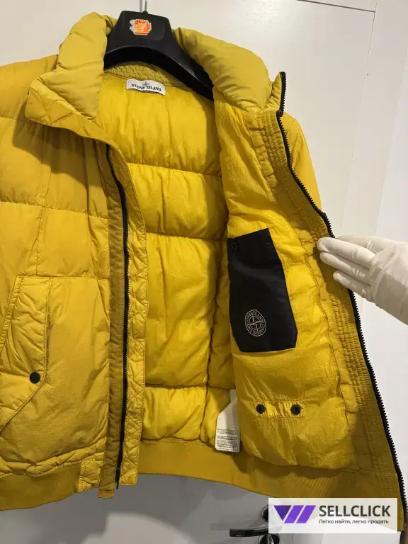 Пуховик Stone Island Crinkle Reps NY Down Jacket M/L Оригинал