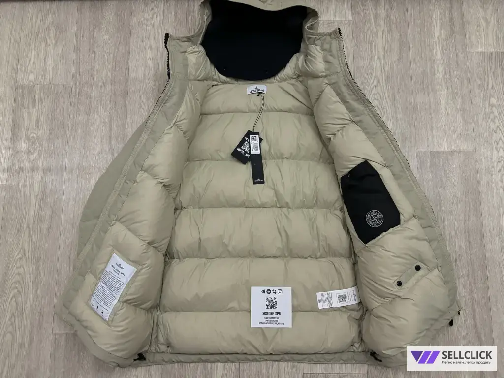 Зимний пуховик Stone Island Opaque Nylon Twill XXL 2XL XXXL 3XL Оригинал