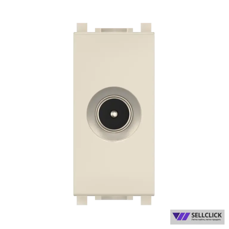 Розетка антенная TV CADUCEUS ALING EXPERIENCE для скрытой проводки, одиночная, модульная
