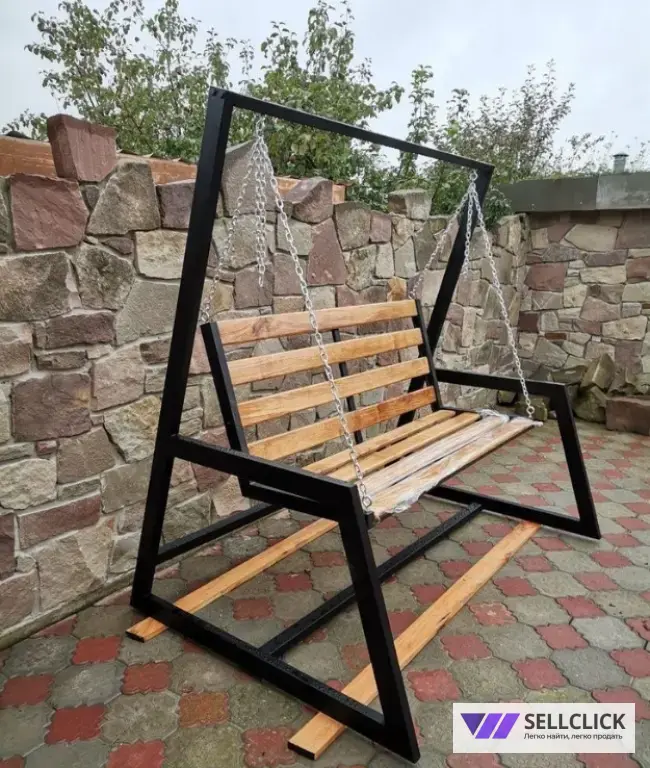 Качели садовые лофт