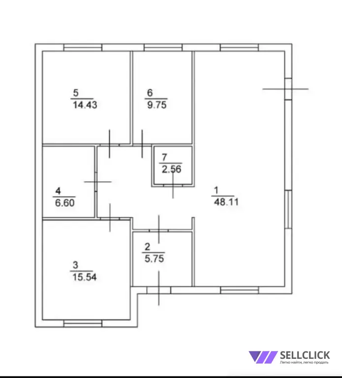 Дом 110 м², участок 7 сот.