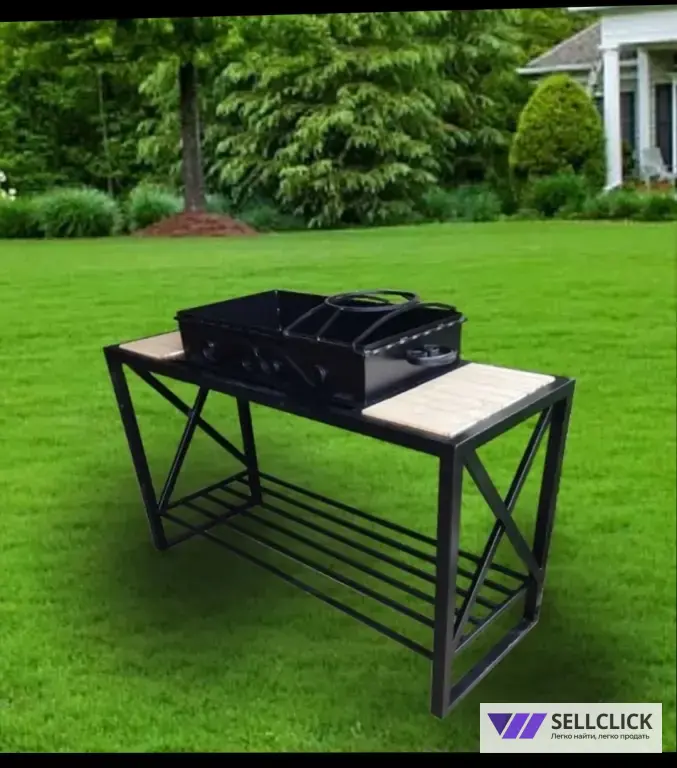 мангал в стиле лофт