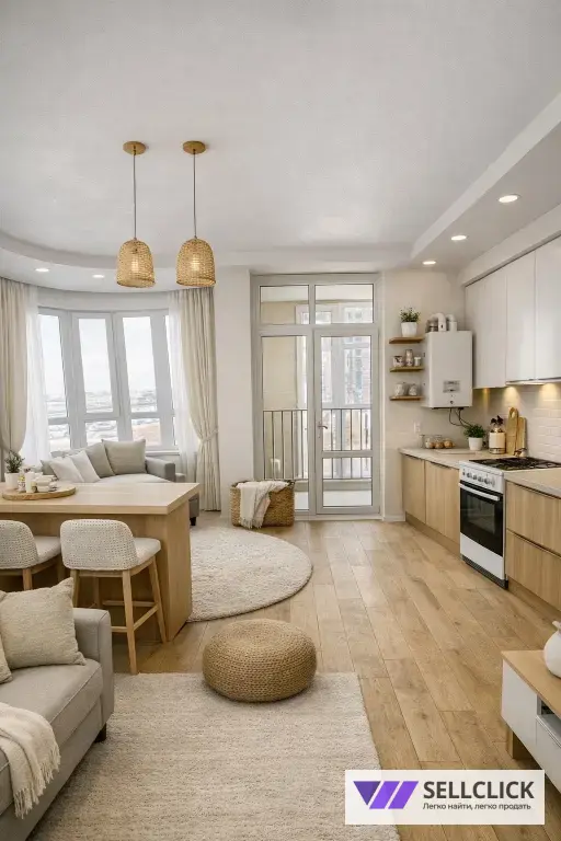 Квартира 2 комнаты, 55 м², 2/25 эт., Агент