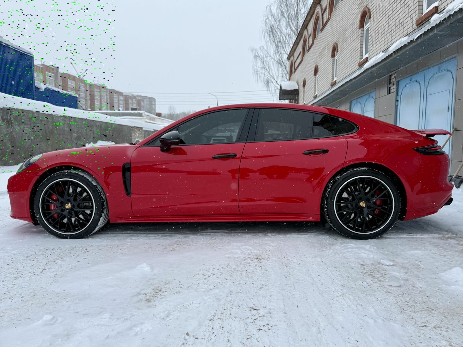 Porsche Panamera, II Panamera Turbo Лифтбек 2018 Красный Turbo 4.0 AMT (550 л.с.) 4WD 73000 км