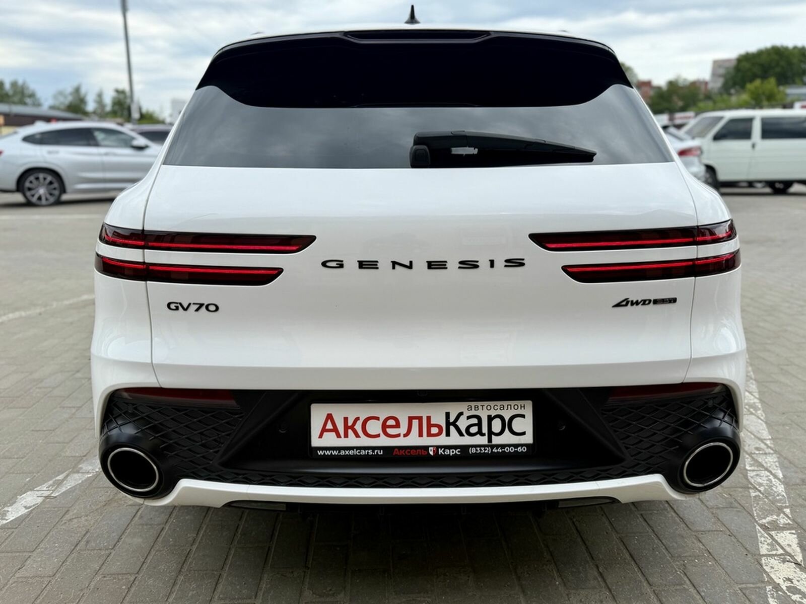 Genesis GV70, I Ultimate Внедорожник 5 дв. 2021 Белый 3.5 AT (379 л.с.) 4WD 50658 км