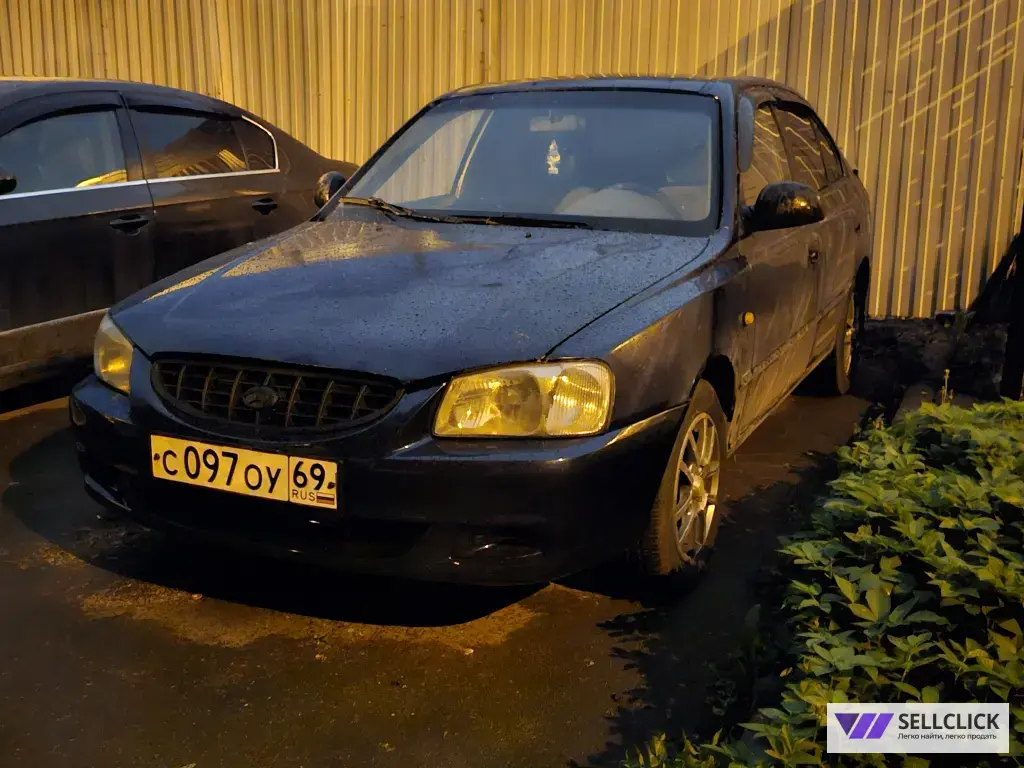 Hyundai Accent 1.5 Автомат, 2007, 184285 км