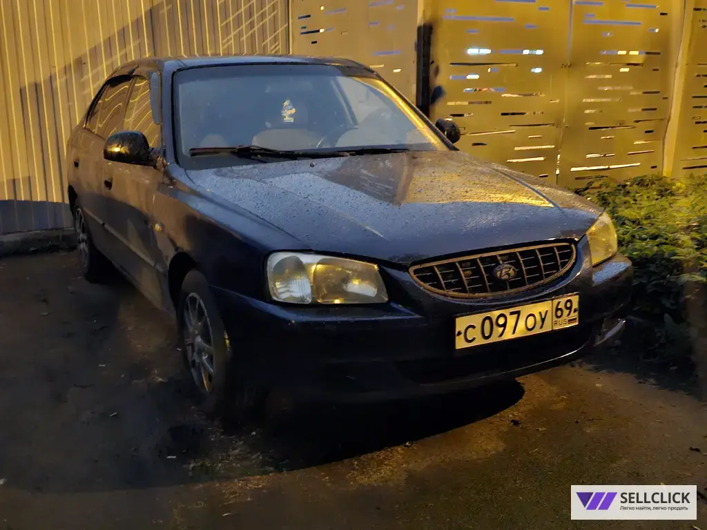 Hyundai Accent 1.5 Автомат, 2007, 184285 км