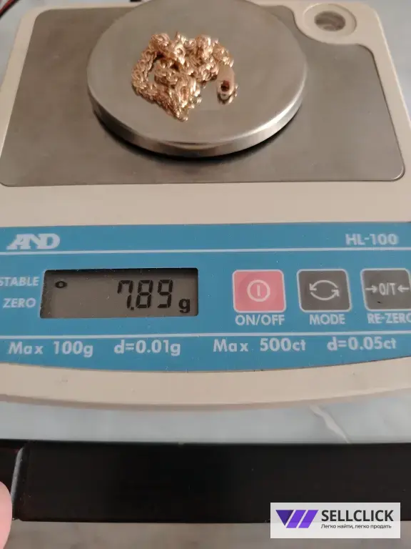 Золотой браслет Вес 7,88гр длина 20см