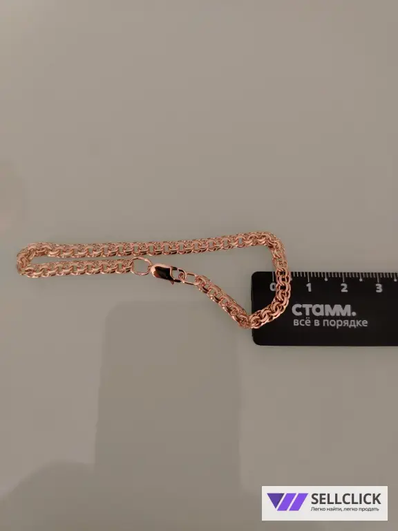 Золотой браслет Вес 5.33 гр. длина 19см