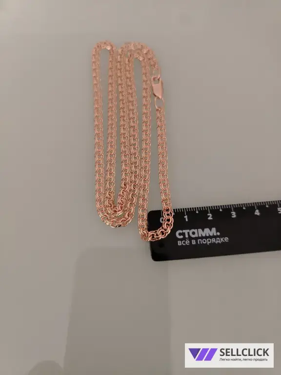 Золотая цепочка Вес 17.33гр длина 60см