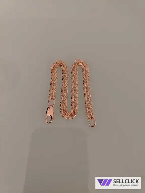 Золотой браслет Вес 7,88гр длина 20см