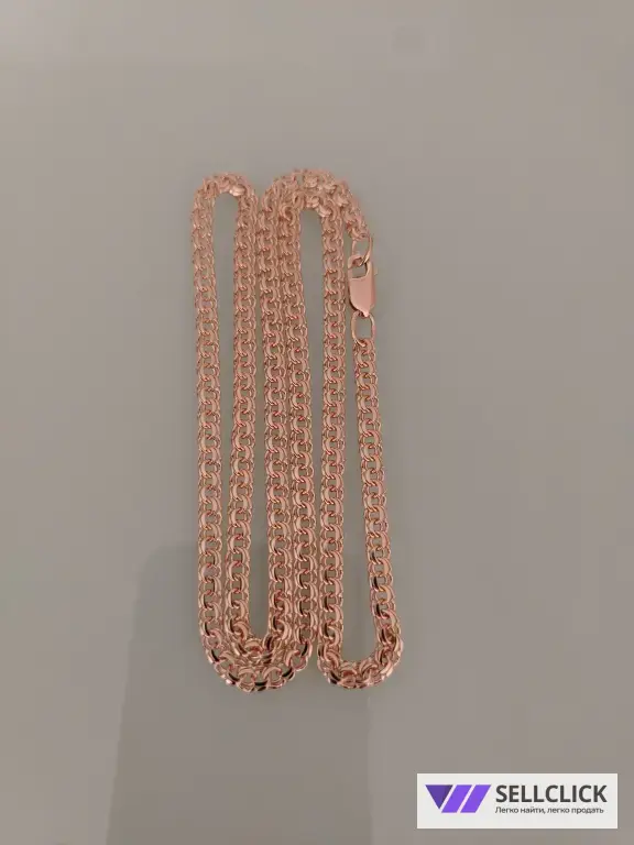 Золотая цепочка Вес 17.33гр длина 60см