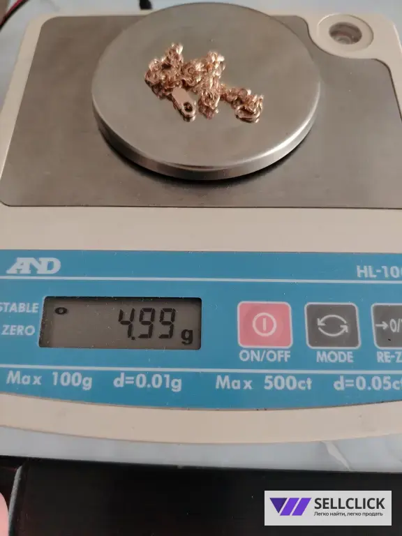 Золотой браслет. Вес 4,99гр. длина 17.5 см