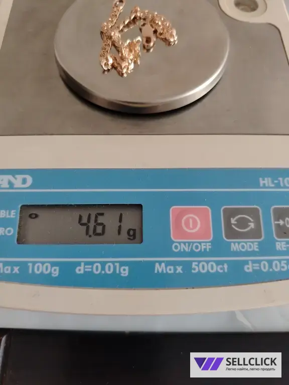 Золотой браслет Вес 4,61гр длина 19.5см