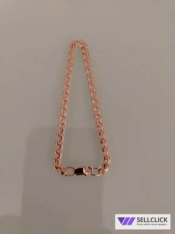 Золотой браслет. Вес 4.20гр. длина 17 см