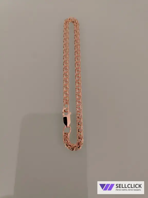 Золотой браслет Вес 4.44 гр длина 18см