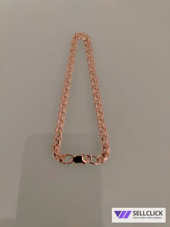 Золотой браслет. Вес 4.20гр. длина 17 см