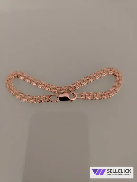 Золотой браслет Вес 7,11гр. длина 18 см