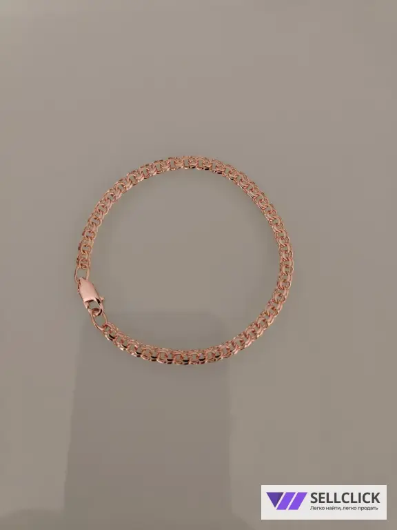 Золотой браслет Вес 4.12 гр длина 17см