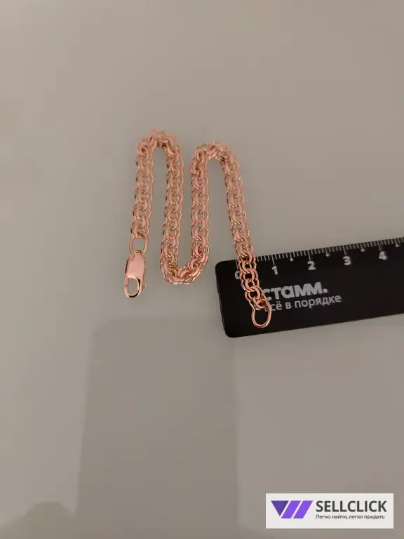 Золотой браслет Вес 7,88гр длина 20см