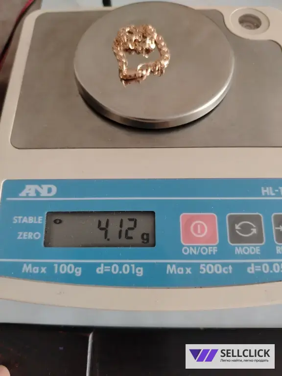 Золотой браслет Вес 4.12 гр длина 17см