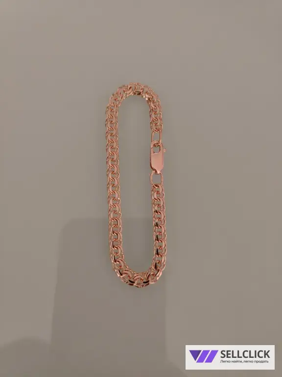 Золотой браслет Вес 6,69гр. длина 17см