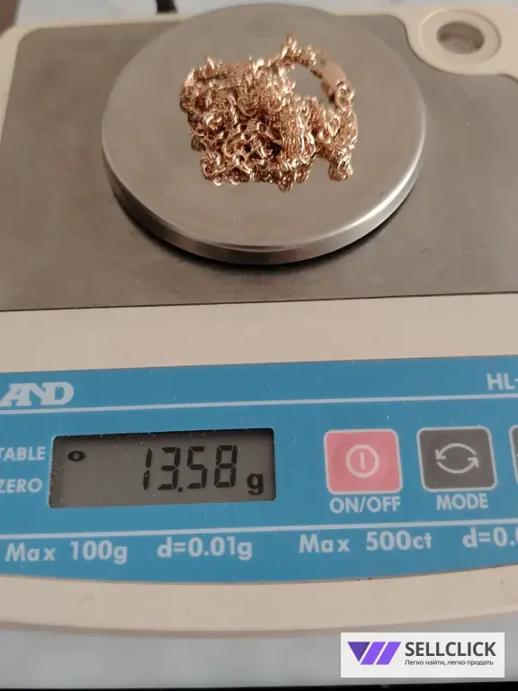 Золотая цепочка Вес 13,57гр длина 55 см