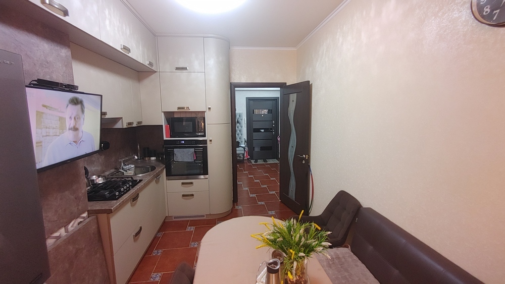 1-к. квартира 43.6 кв.м, 3/4