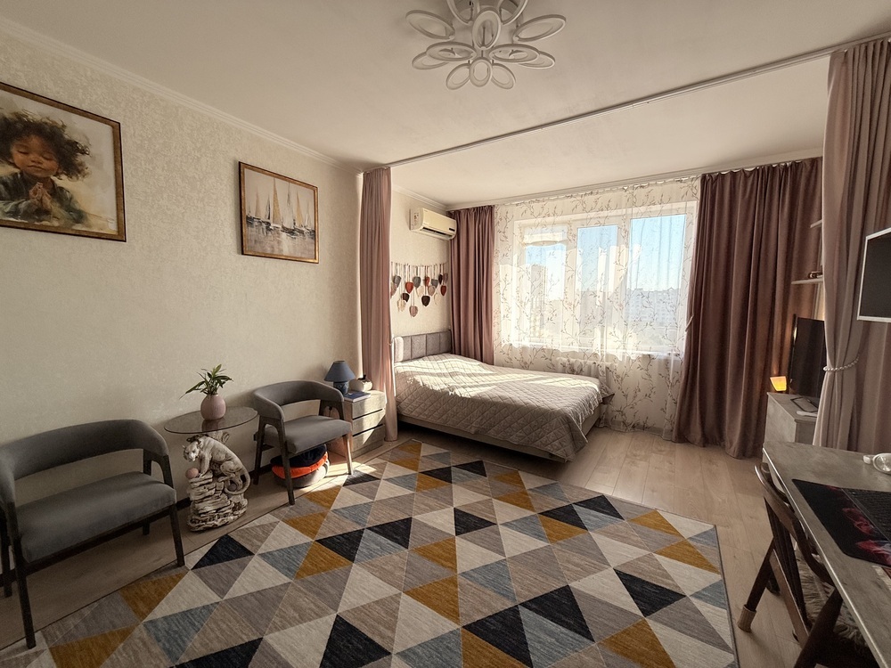 1-к. квартира 44.7 кв.м, 9/10