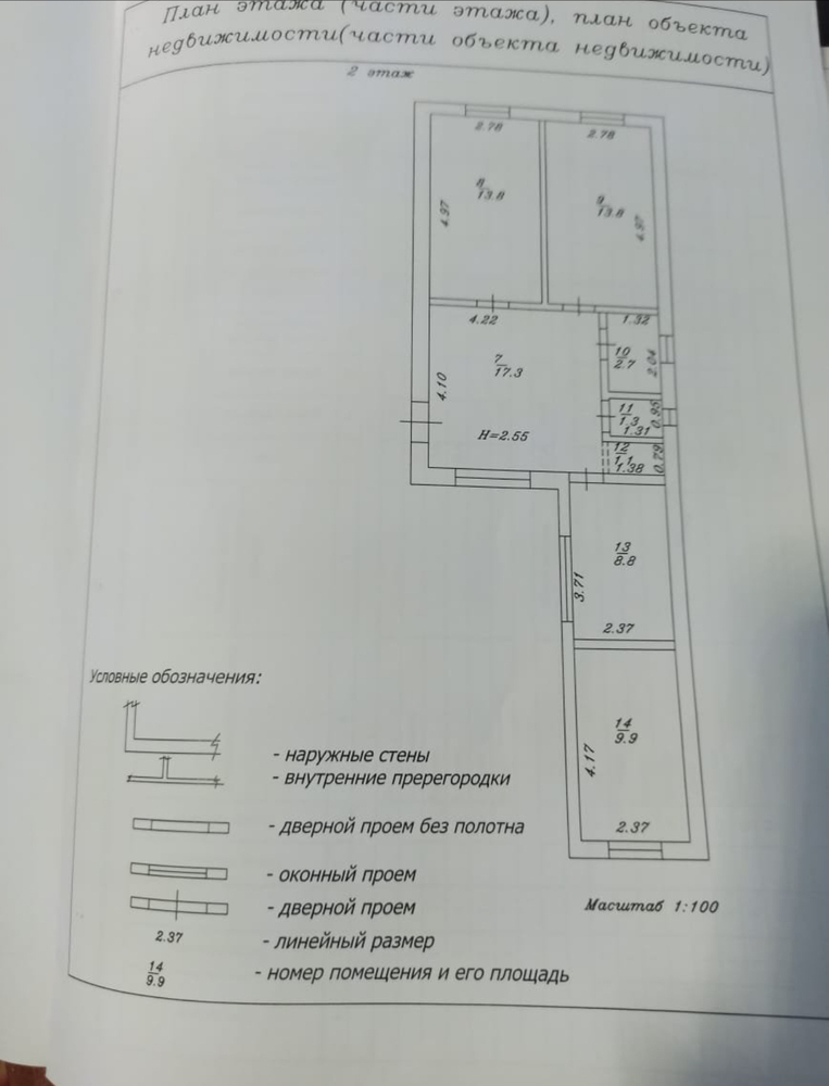 Помещение свободного назначения 1460 кв.м