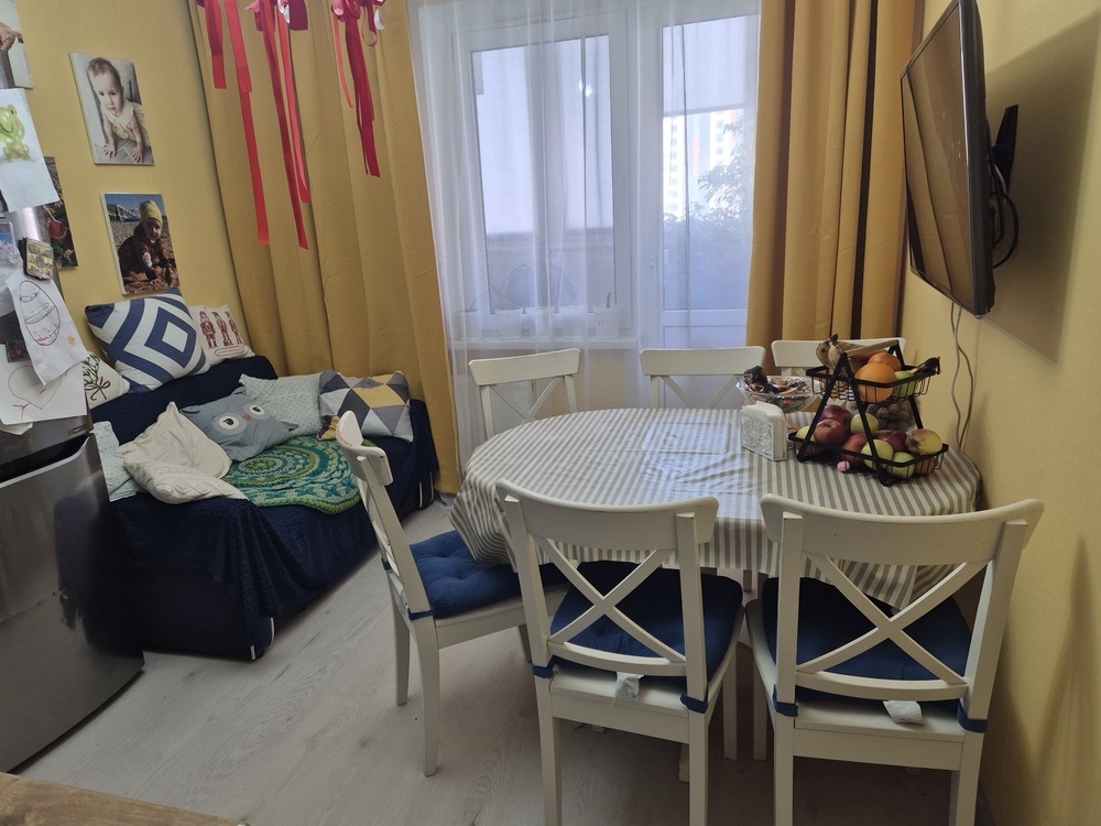 2-к. квартира 53.9 кв.м, 3/16