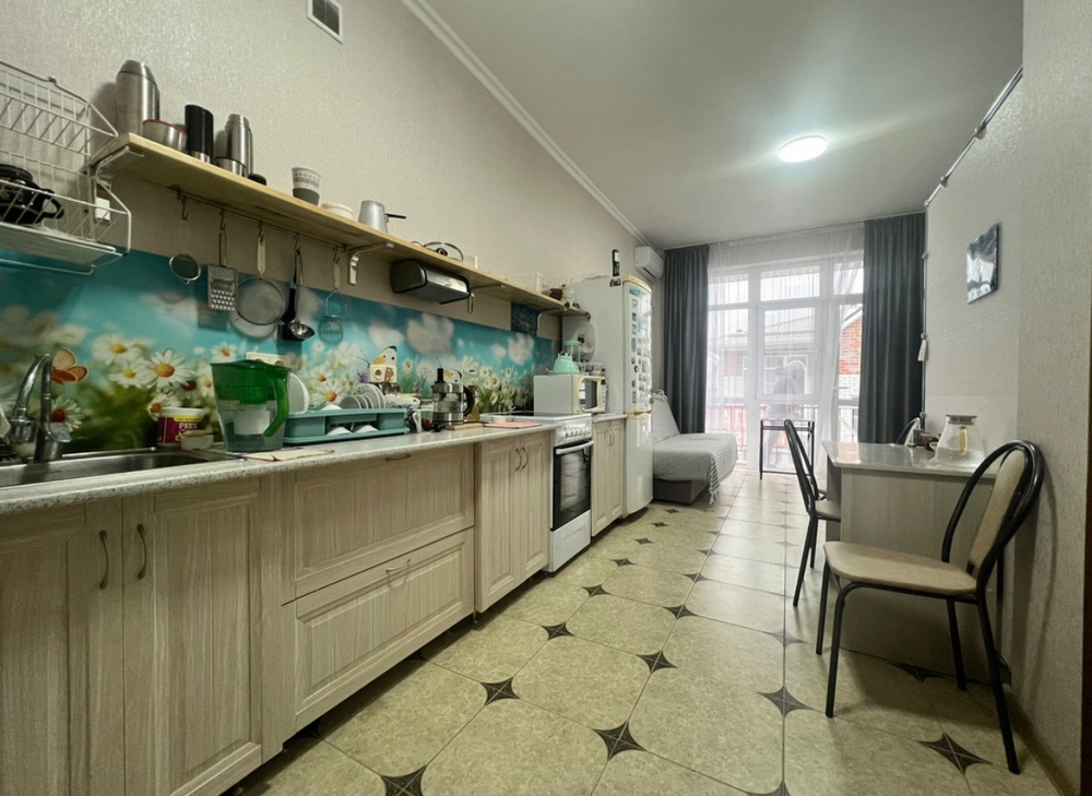 1-к. квартира 39 кв.м, 3/3
