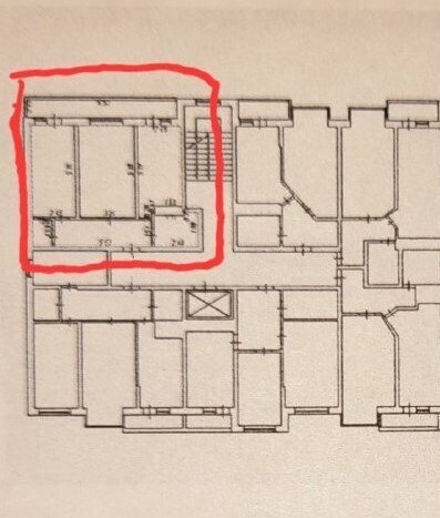 2-к. квартира 65 кв.м, 4/9