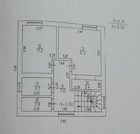 Дом 101 кв.м на участке 7.63 сот