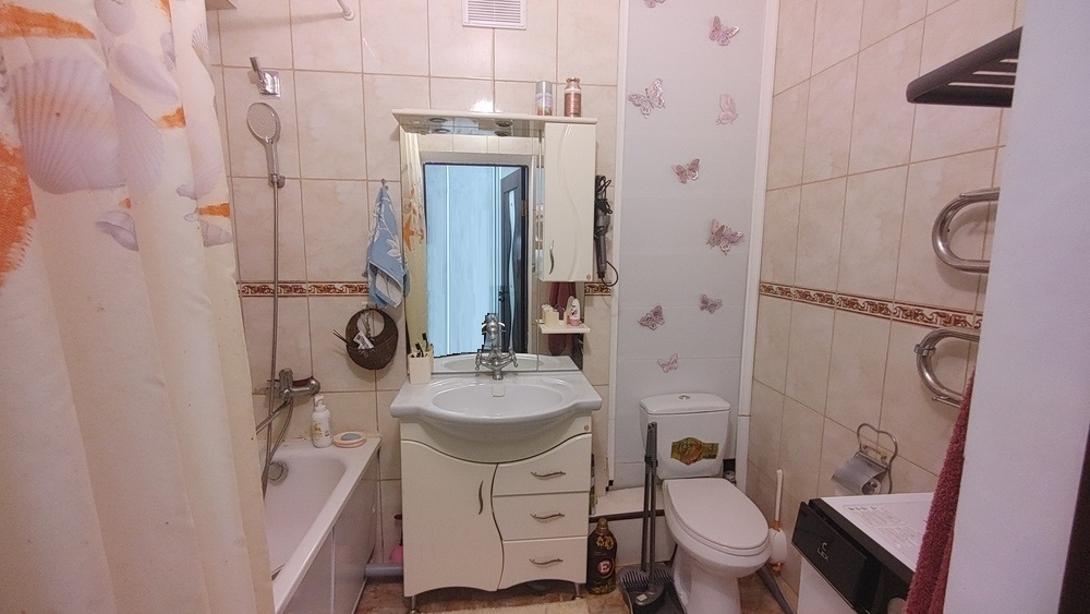 1-к. квартира 43.6 кв.м, 3/4
