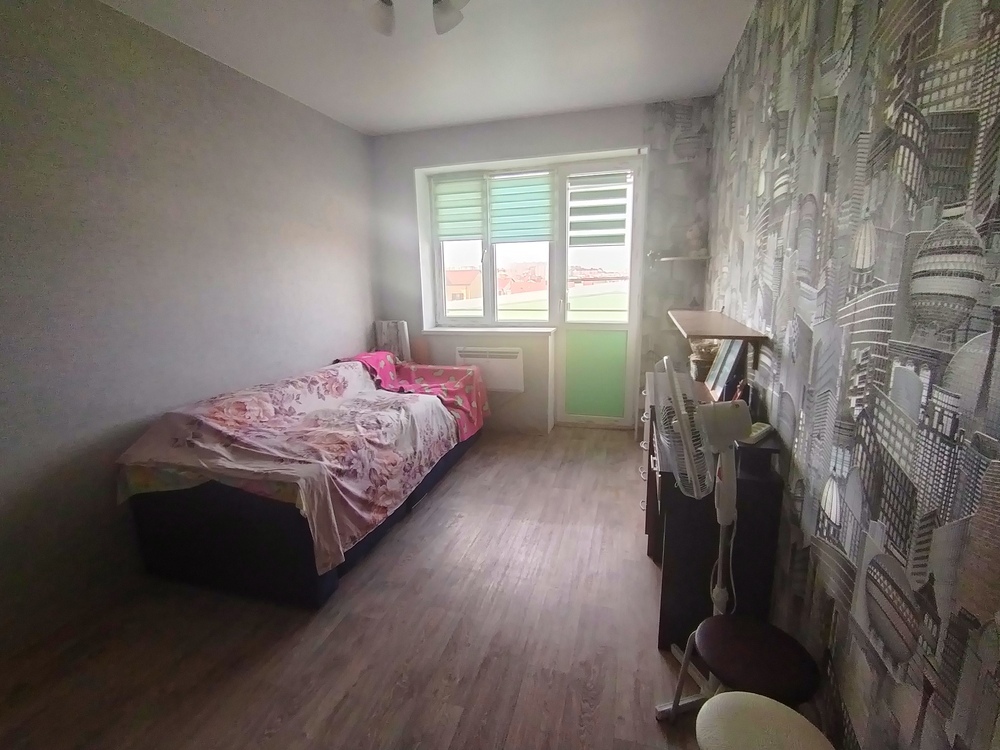 1-к. квартира 34 кв.м, 3/3