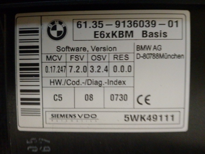 Блок комфорта на БМВ 5 Е60 Е61 / BMW 5 Е60 Е61 2003-2009г.\nОригинал.\nВ отличном состоянии. Без дефектов.\nГарантия на установку и проверку.\nКонтрактная запчасть из Японии. \nОтправим в регионы ТК.\nНа этот автомобиль есть и другие запчасти.